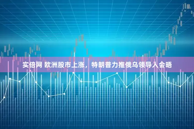 实倍网 欧洲股市上涨，特朗普力推俄乌领导人会晤